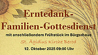 Ernte-Dank-Familiengottesdienst in Berod