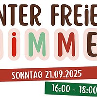 Unter freiem Himmel