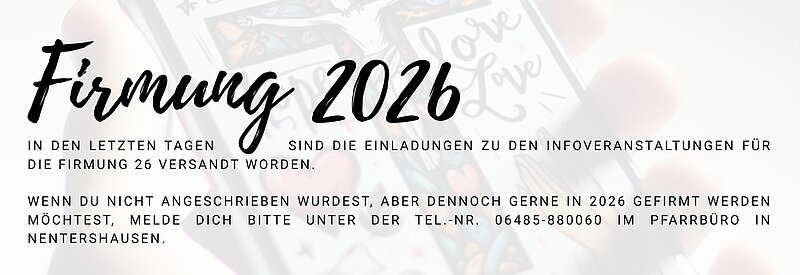 Firmung 2026